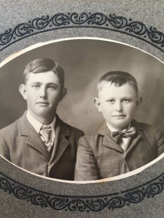Two unknown boys