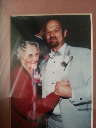 Aunt kitty & joe kilcommons at a wedding