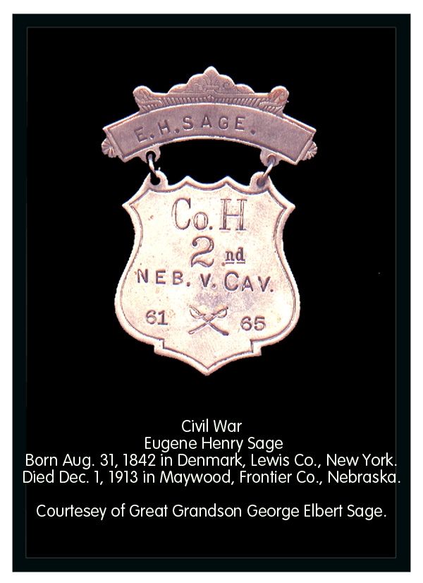Eugene Henry Sage War Medal