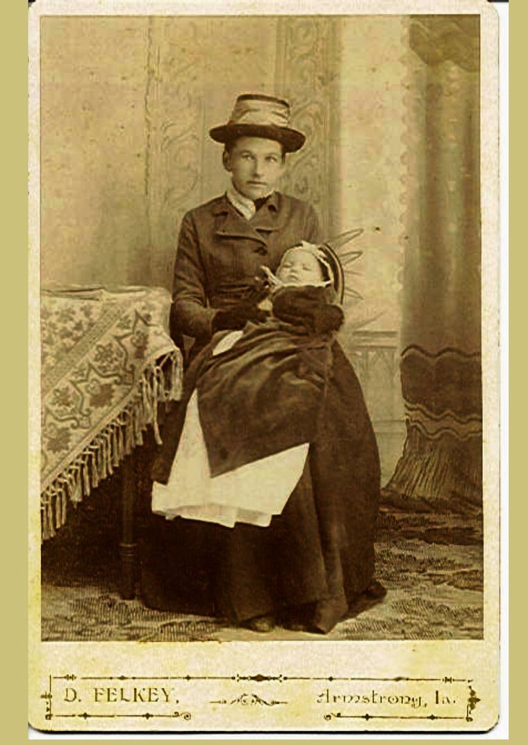 Unknown Lady & Baby