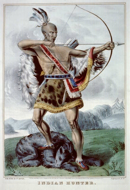 Indian hunter / Lith. & pub. by N. Currier.