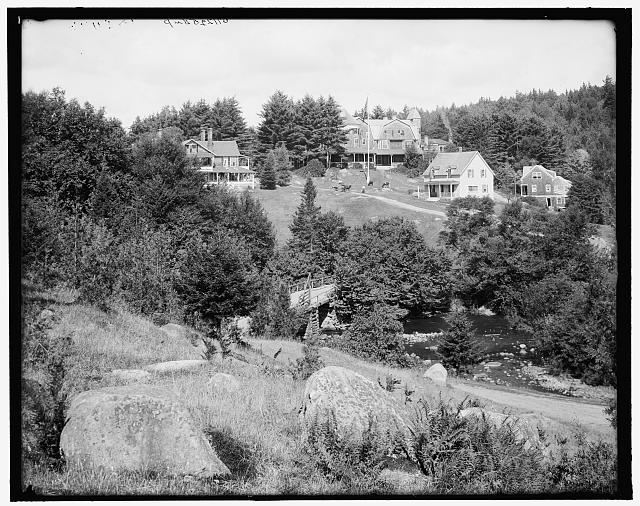 [Adirondack Mtns., N.Y., Upper Saranac Lake, Saranac Club]