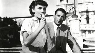 Audrey Hepburn and Gregory Peck