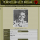 This is the St Helens Roll of Honour for my Great Uncle Daniel Hughes. 