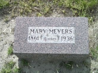 Maria A. Petzold gravestone