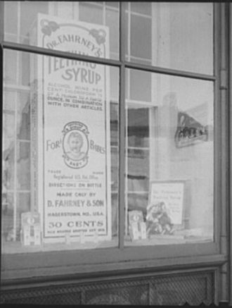 Patent medicine shop. Hagerstown, Maryland
