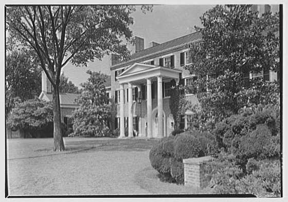 Colonel A.E. Pierce, residence in Warrenton, Virginia....