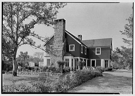 C. Maury Jones, residence in Peapack, New Jersey. Chimney...