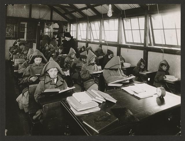 Open Air School #1 and #2 - On roof of Mary Crane Nursery