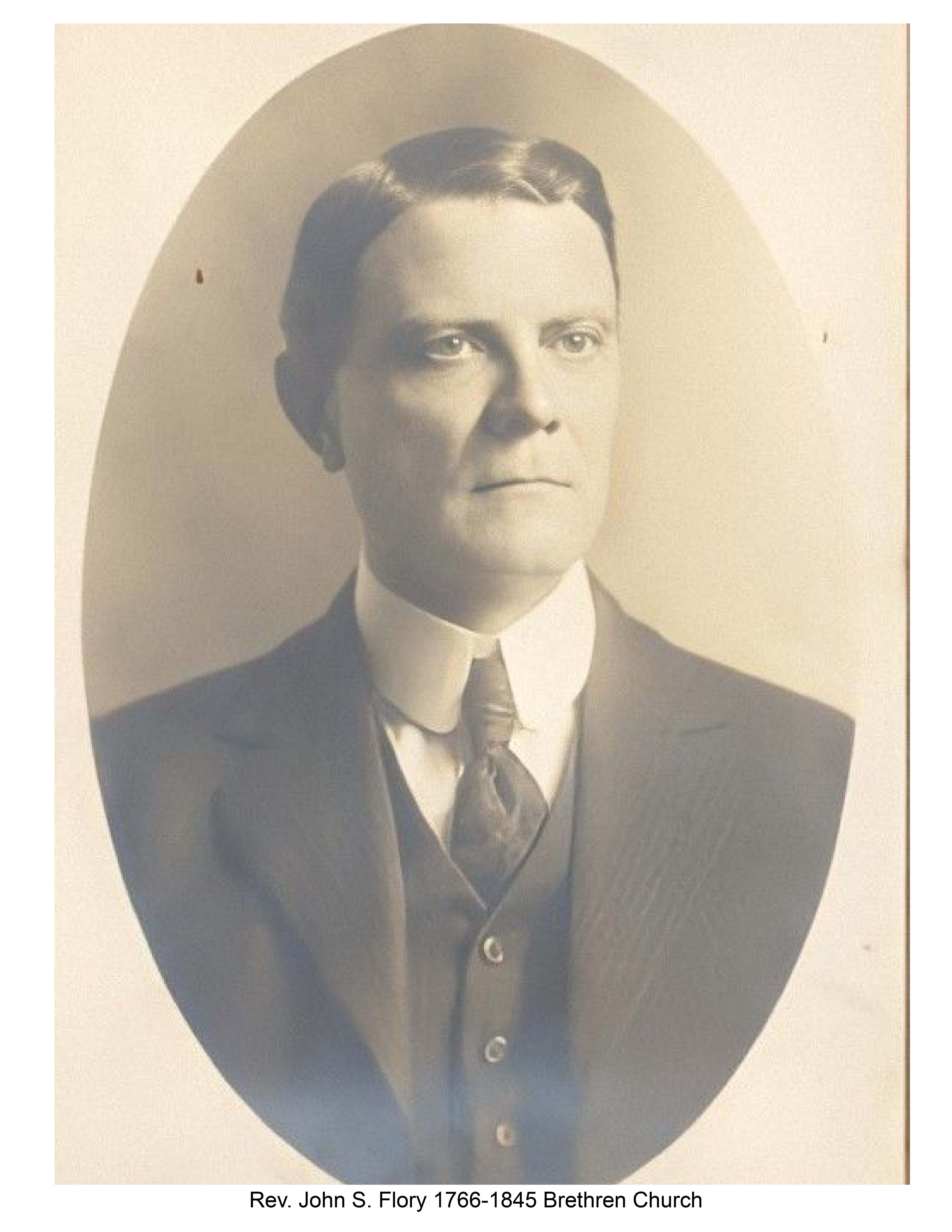 Rev. John S. Flory (aka Johannes Flory) b. Aug 28 1766 d. 1845- Direct Ancestor - Back 5 generations to Michelle Johnson Smith
