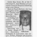 Obituary for Edith Mae Scott
