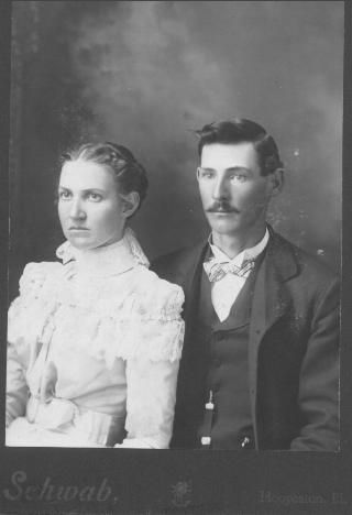 Abner and Maggie (Mitchell) Jarvis, Indiana 1899