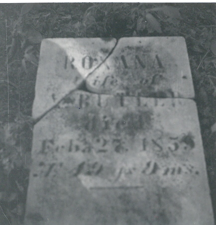 Roxana Perry gravestone
