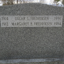 Margaret Edith (LaRose) Fredriksen- gravestone 
