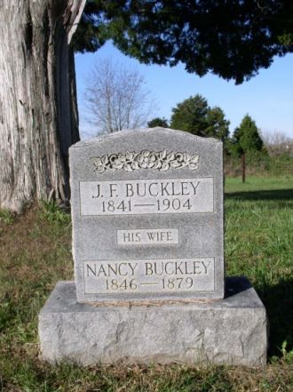 Buckley, J.F. and Nancy-tombstone