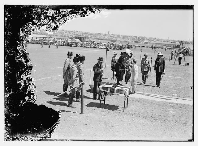 Arrival of Sir Arthur Wauchope