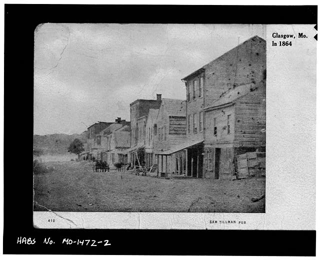 Photocopy of historic postcard ca. 1864 VIEW OF MAIN...