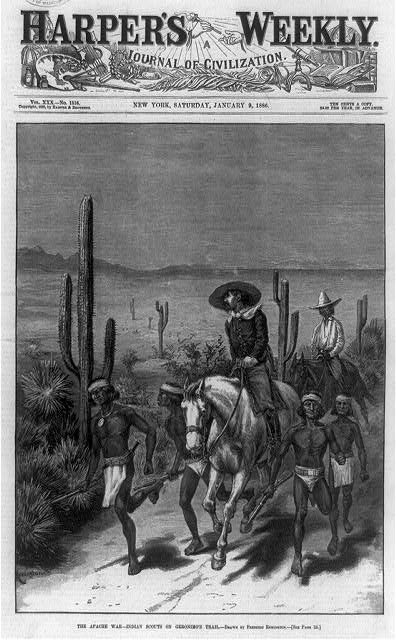 The Apache war--Indian scouts on Geronimo's trail /...