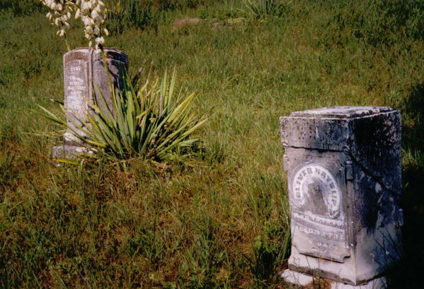 Sarah Jane and Oliver Hayslip gravesite
