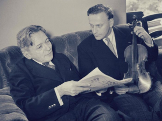 George Enescu and Yehudi Menuhin.