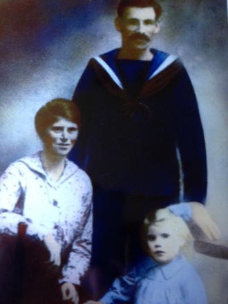 Edward Brown Brodie, wife Barbara Morrison McSporran and daughter Barbara