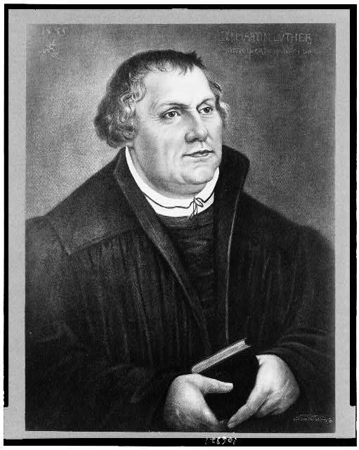 [Martin Luther, half-length portrait, facing right]