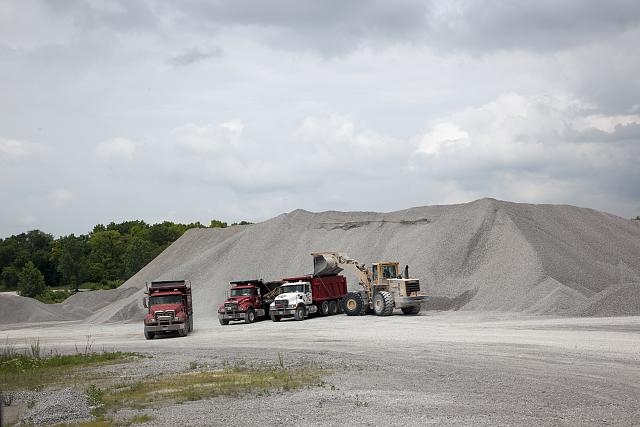 Vulcan Materials Company limestone quarry, Tuscumbia,...