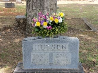 John & Rose Hutsen Headstone, TX