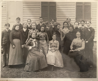 Locust Corner Academy Class of 1901-02 Claremont County, Ohio