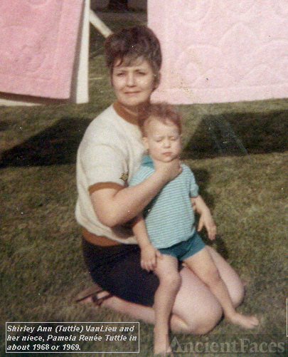 Shirley (Tuttle) VanLieu and niece, Pam
