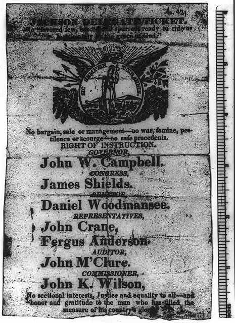 Jackson delegate ticket. No "favored few, booted and...