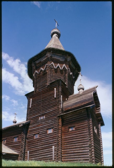 Church of the Dormition (1774), south facade, Kondopoga,...