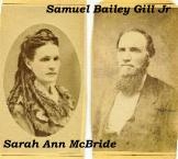 Sarah Ann McBride & Samuel Bailey Gill, Jr.