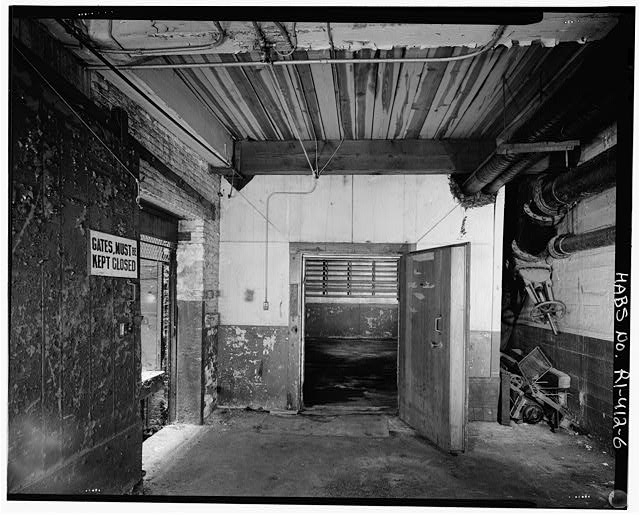 6. Interior view of the basement, facing northwest into a...
