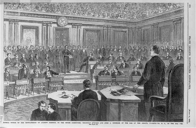 President Andrew Johnson Impeachment 1868