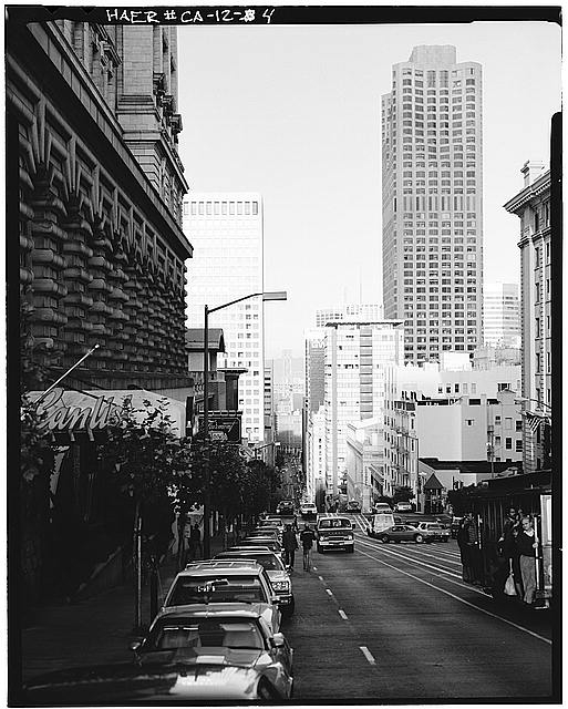 4. VIEW EAST ON CALIFORNIA STREET. - San Francisco Cable...