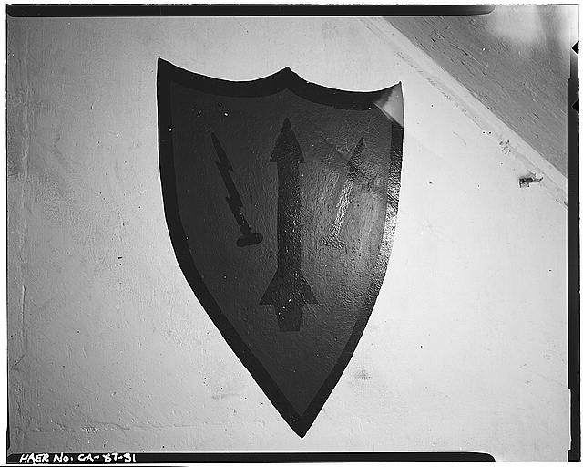 31. VIEW LOOKING INSIDE 'BRAVO' SILO OLIVE DRAB SHIELD,...