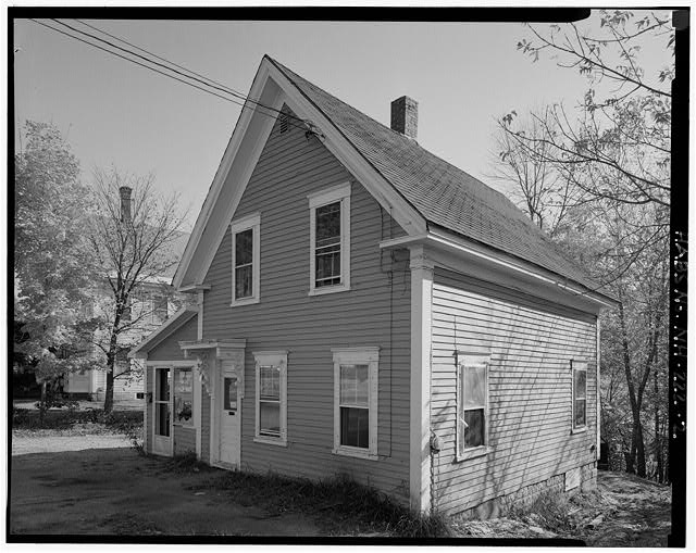 2. North (front) and west elevations. View looking...