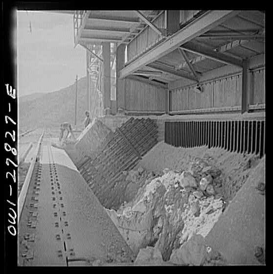 Morenci, Arizona. Entrance to the copper concentrator of...
