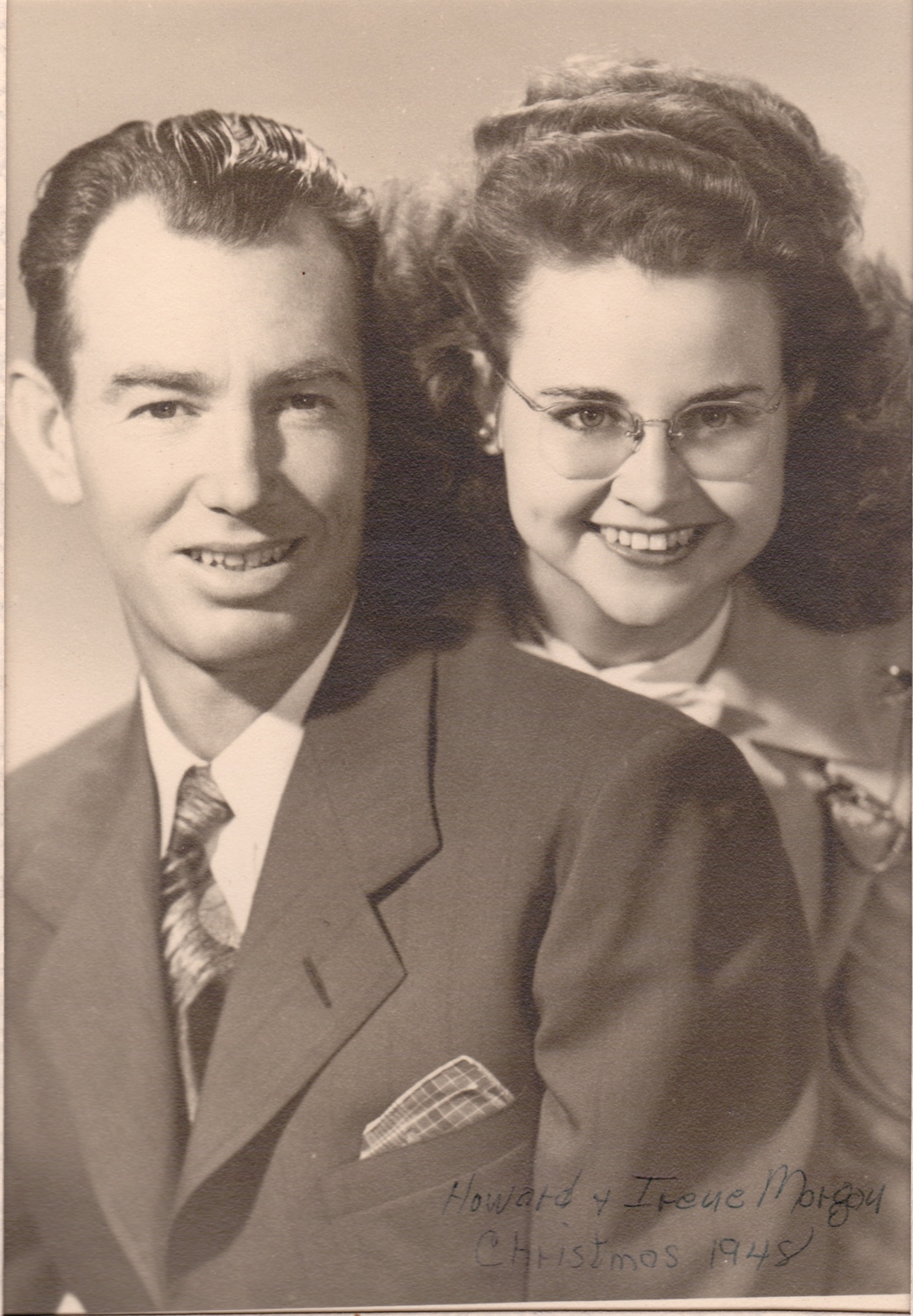 Howard and Irene Morgan, California 1948