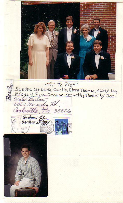 BARLOW, Curtis and family