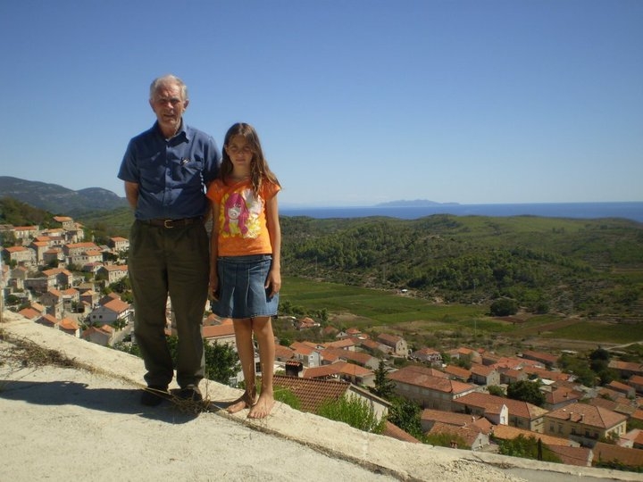 Frano Korunic with daughter