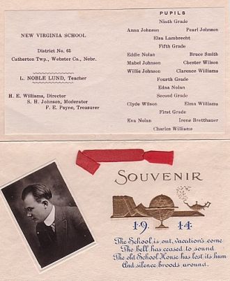 NEBRASKA CLASSES: 1914 Webster Co.