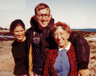 Margaret Hamilton with her son Hamilton and his wife Helen.