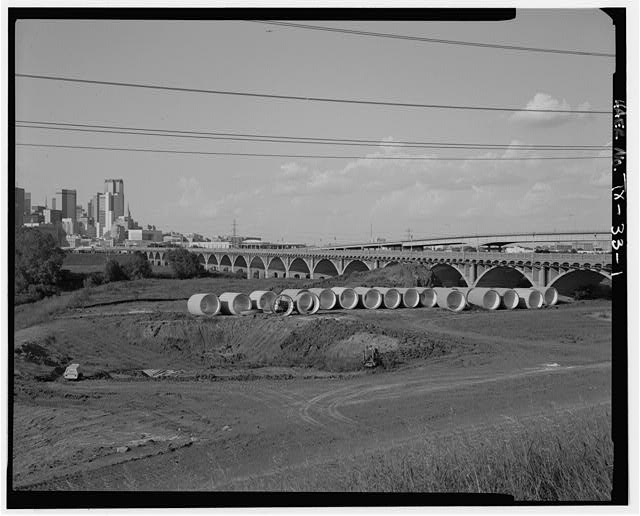 1. 3/4 LONG VIEW FROM SW. - Dallas-Oak Cliff Viaduct,...