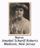 Nurse Amabel Scharff Roberts, of NJ