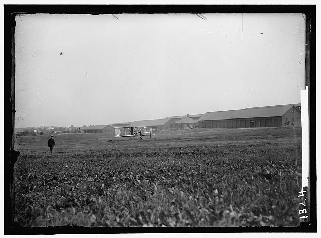WRIGHT FLIGHTS, FORT MYER, VA, JULY 1909. FIRST ARMY...