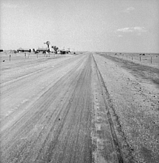 Blowing dust in the Oklahoma Panhandle