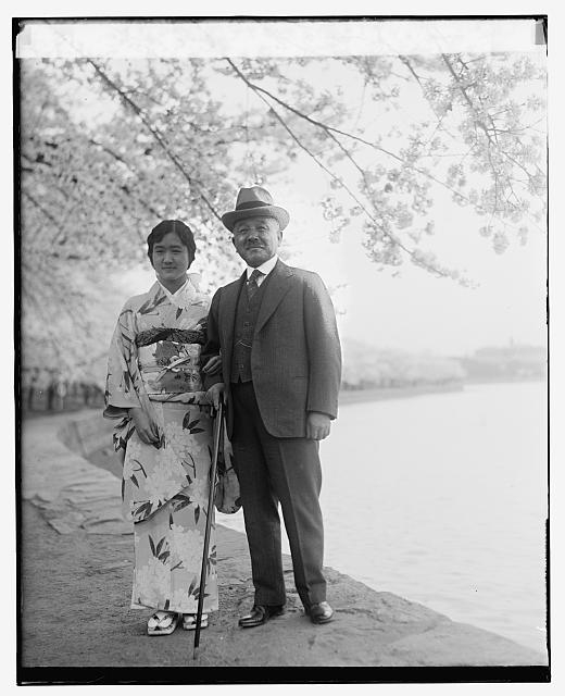 Jap. Amb. Katsuji, Debuchi, & daughter Takako, 3/29/29