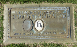 Clara Ann “Paeai-Pai” Hisatake Cox Gravesite